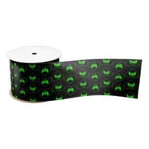 Heart Patroon voor groene videospelcontroller Lint