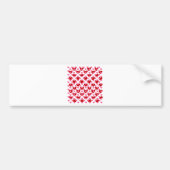 Heart Pattern Bumpersticker (Voorkant)