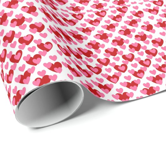 Heart Pattern Cadeaupapier (Rol Hoek)