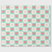 Heart Pattern Cadeaupapier (Vlak)