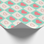 Heart Pattern Cadeaupapier (Hoek)