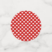 Heart Pattern Design – Cute & Romantic  Confetti (Kleine voorkant)