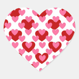 Heart Pattern Hart Sticker