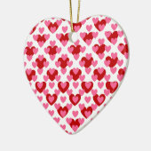Heart Pattern Keramisch Ornament (Links)