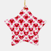 Heart Pattern Keramisch Ornament (Voorkant)