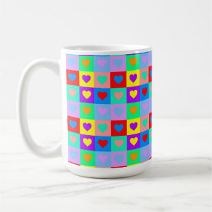 Heart Pattern Koffiemok