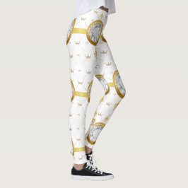 HEART PATTERN LEGGINGS