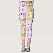 HEART PATTERN LEGGINGS (Voorkant)