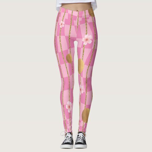 HEART PATTERN LEGGINGS (Voorkant)