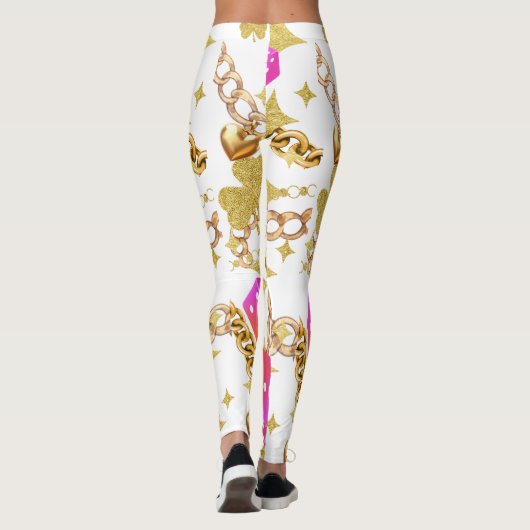 HEART PATTERN LEGGINGS (Achterkant)
