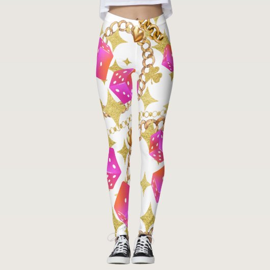 HEART PATTERN LEGGINGS (Voorkant)