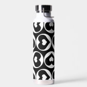 Heart Pattern Love Graphic Bold Waterfles (Links)