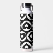 Heart Pattern Love Graphic Bold Waterfles (Voorkant)