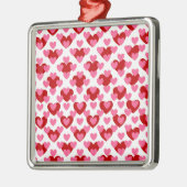 Heart Pattern Metalen Ornament (Links)