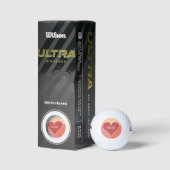 Heart Pattern monogram golfballen (Verpakking)