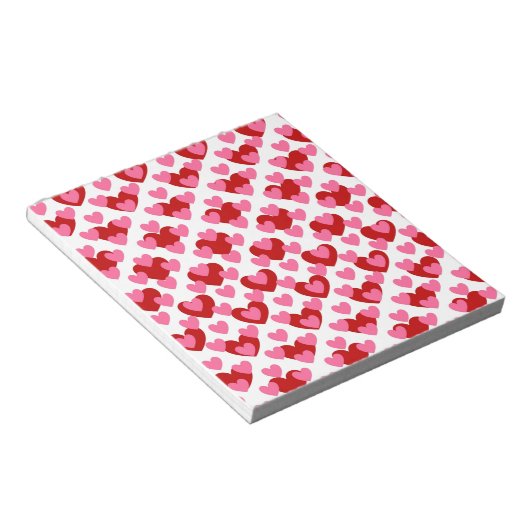 Heart Pattern Notitieblok (Schuin)