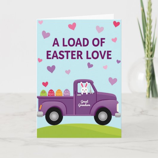 Heart Pattern Truck Card Kaart (Voorkant)
