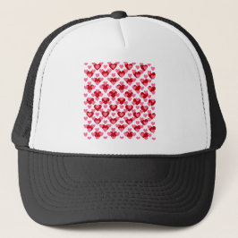 Heart Pattern Trucker Pet