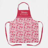 Heart Pattern Valentines Day Apron Gift Schort (Voorkant)