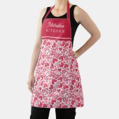 Heart Pattern Valentines Day Apron Gift Schort (Insitu)