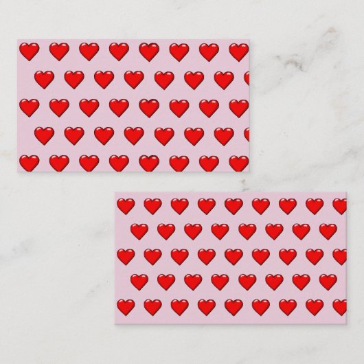Heart Pattern Visitekaartje (Voorkant / Achterkant)