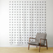 Heart Pattern Wandkleed (In situ)