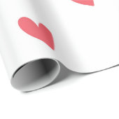 Heart Pattern Wrapping Paper Cadeaupapier (Rol Hoek)