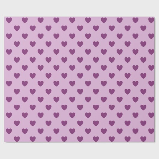 Heart Pattern Wrapping Paper Cadeaupapier (Vlak)
