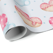 Heart Pattern Wrapping Paper Cadeaupapier (Rol Hoek)