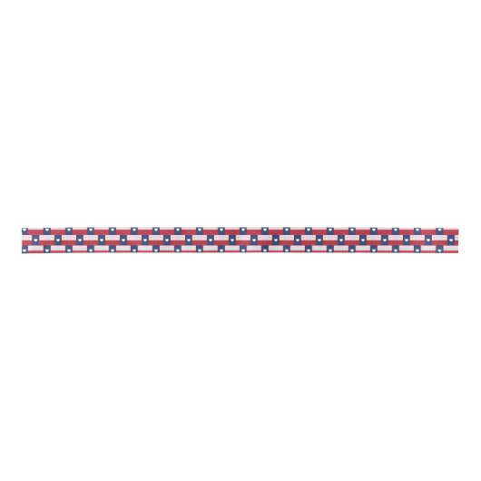 Heart Patterned Texas State Flag Lint (Voorkant)