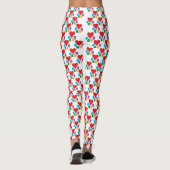 Heart-Paw Pattern Dog Walker Dierenvriend Wow! Leggings (Achterkant)