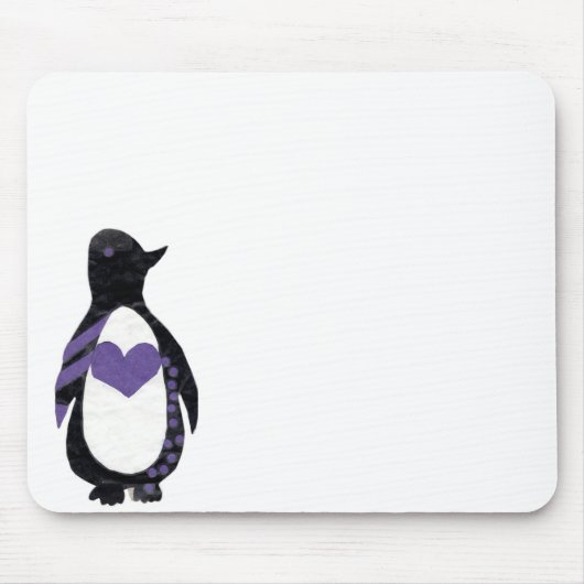Heart Penguin Muismat (Voorkant)