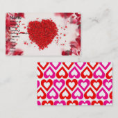 Heart Petals Visitekaartje (Voorkant / Achterkant)