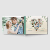 Heart Photo Collage Eucalyptus Mariage Livre d'inv (Complet)