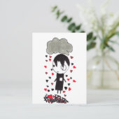 Heart Pile Briefkaart (Staand voorkant)