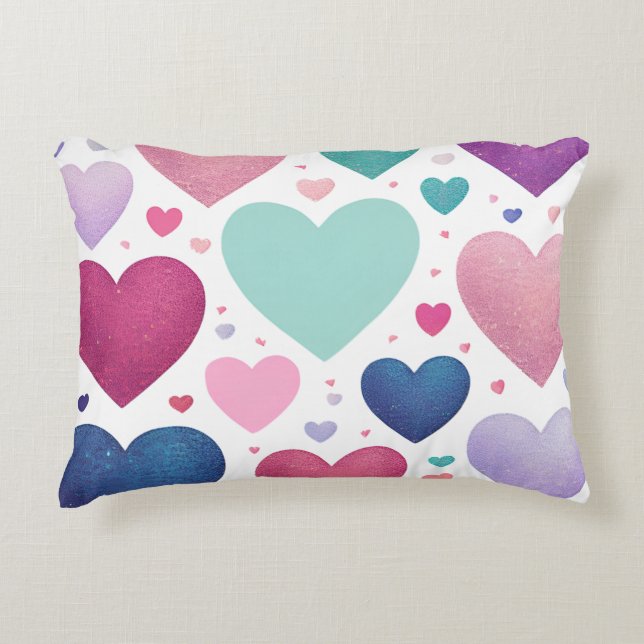 Heart Pillow Accent Kussen (Voorkant)