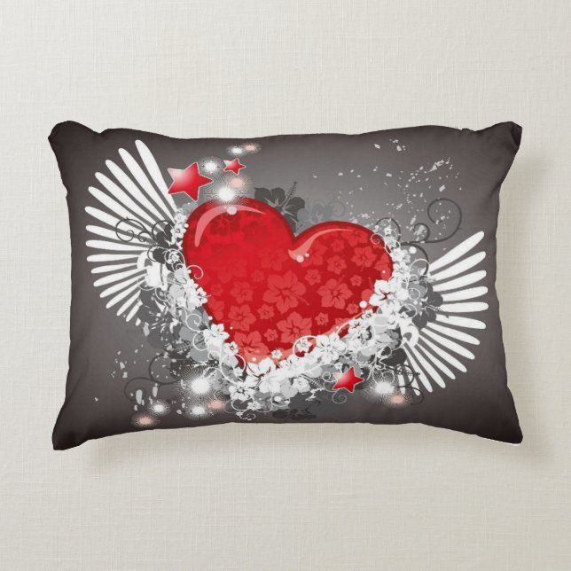 Heart Pillow Accent Kussen (Voorkant)