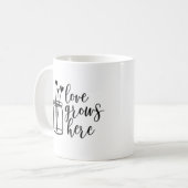 Heart Planter Jar - Een charmante Mok (Voorkant links)