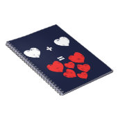 Heart Plus Heart Love Math Carnet (Côté Droit)