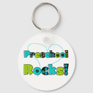 Heart Preschool Rocks Sleutelhanger