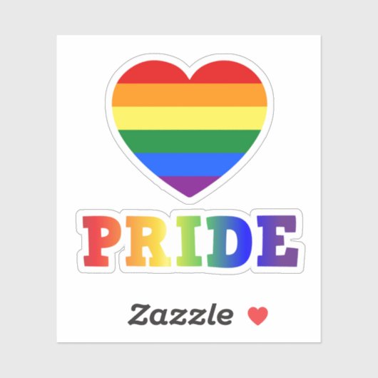 Heart Pride Sticker (Vel)
