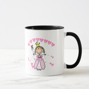 Heart Princess Stick Figuur Tshirts en Gifts Mok