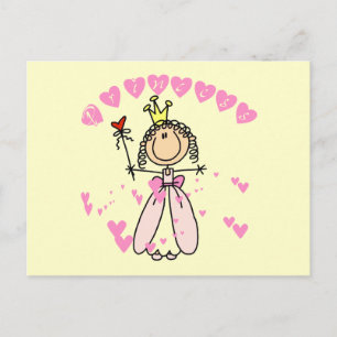 Heart Princess Tshirts en Gifts Briefkaart