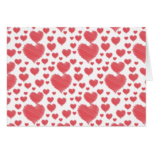 Heart Print Happy Valentines Day (Devant Horizontal)