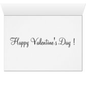 Heart Print Happy Valentines Day (Intérieur Horizontal (Bas))