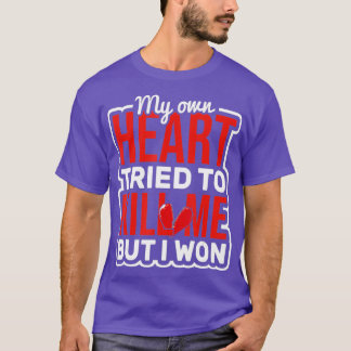 Heart Probeert me hart te doden Open Heart T-shirt