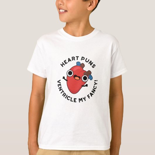Heart Puns Ventricle Mijn Fancy Funny Anatomy Pun T-shirt (Voorkant)