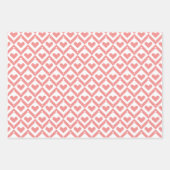 Heart Quilt Pattern Wrapping Papieren Vellen (Voorkant 2)