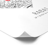 Heart Rabat City Map (Marokko) Poster (Hoek)