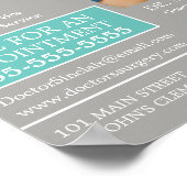 Heart Rate Monitor, General Practitioner, verpleeg Poster (Hoek)